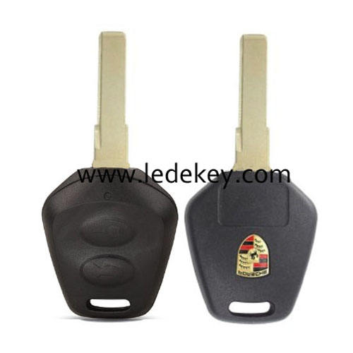 2 button Porsche key shell