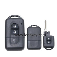 Nissan 2 button remote key shell