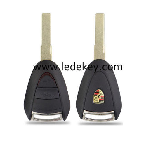 2 button Porsche key shell