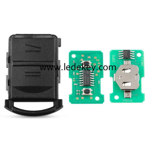 Opel 2 button remote key With 433Mhz 5WK48669
