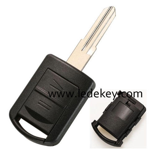 Opel 2 button remote key shell with Right blade