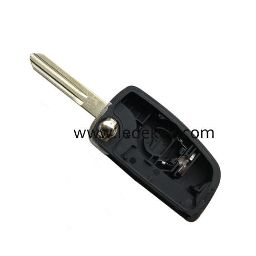 Nissan 3+1 button flip key shell