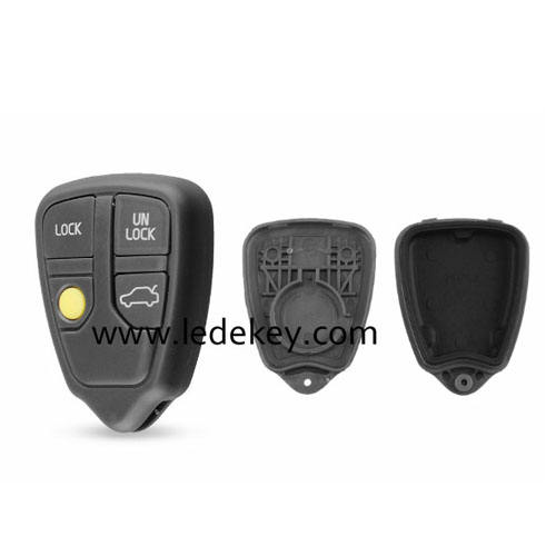 Volvo 4 button remote key shell