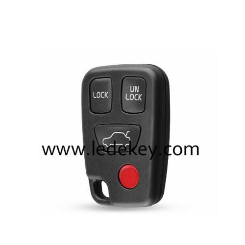 Volvo 3+1 button remote key shell