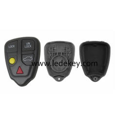 Volvo 5 button remote key shell