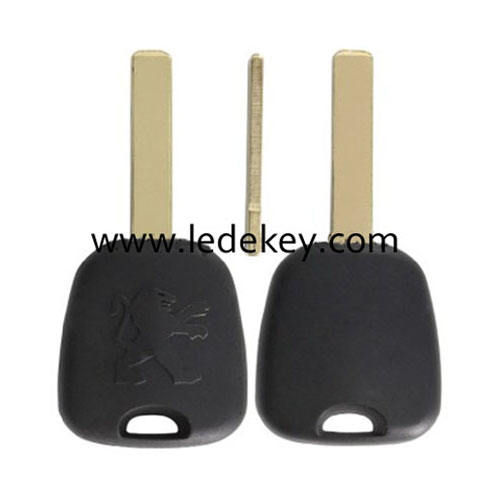 Peugeot transponder key shell with 307 blade