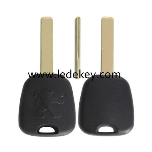 Peugeot transponder key shell with 407/hu83 blade