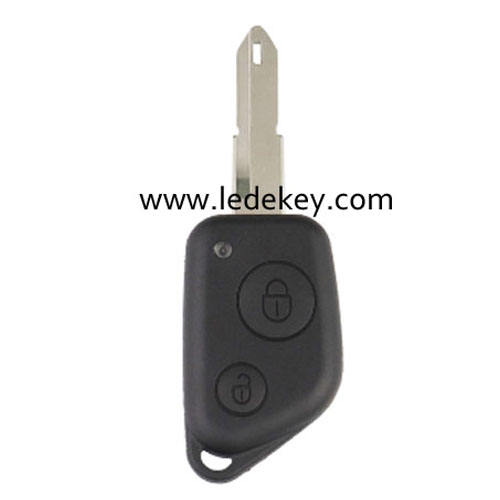 Peugeot 206 blade 2 buttons remote key shell