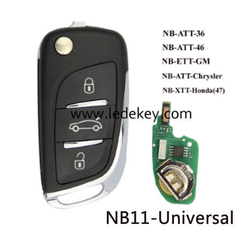 DS style 3 buttons Universal NB11 KD remote master