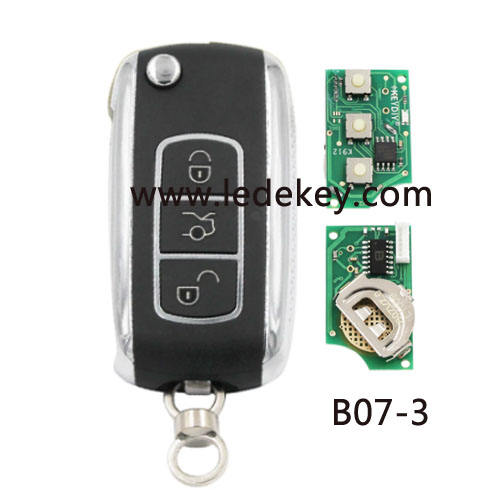 B07 3 button remote control car key for KEYDIY KD900 and KDX2