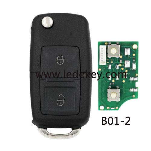 B01 2 button remote control car key for KEYDIY KD900 and KDX2