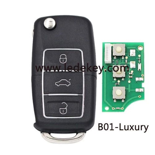 B01-Luxury 3 button remote control car key for KEYDIY KD900 and KDX2