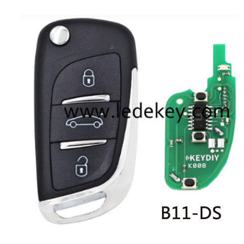 DS style 3 button KD remote key B11 for KEYDIY KD900 and KDX2