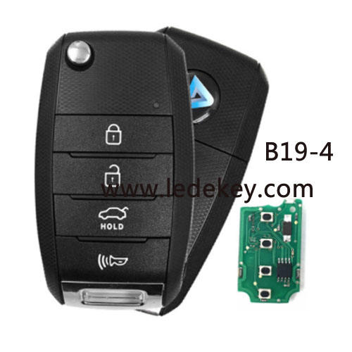 KD remote key Kia  style B19 4 button