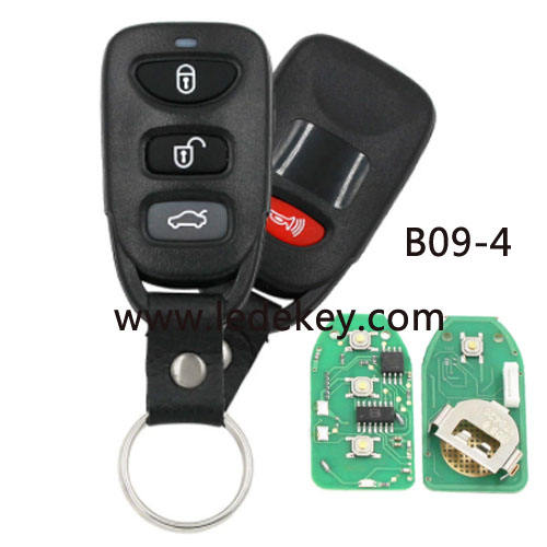 Hyundai style 3+1 button remote key B09-3+1 for KEYDIY KD900 and KDX2