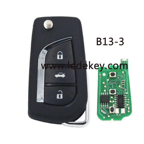 KD remote key B13 3 button remote key