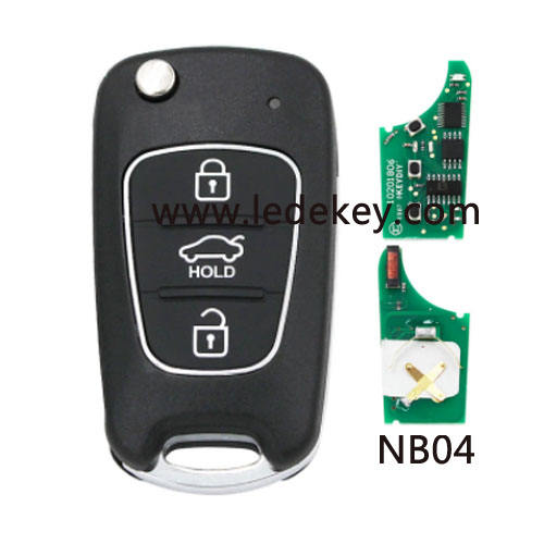 NB04 Hyundai style 3 button remote control car key for KEYDIY KD900 and KDX2