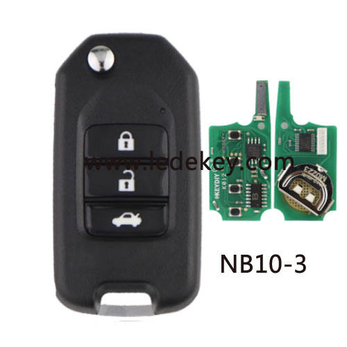 Universal NB10 3 button KD remote key for KEYDIY KD900 and KDX2