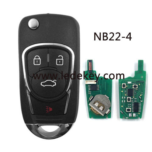 KD remote key NB22 universal 4 button remote key