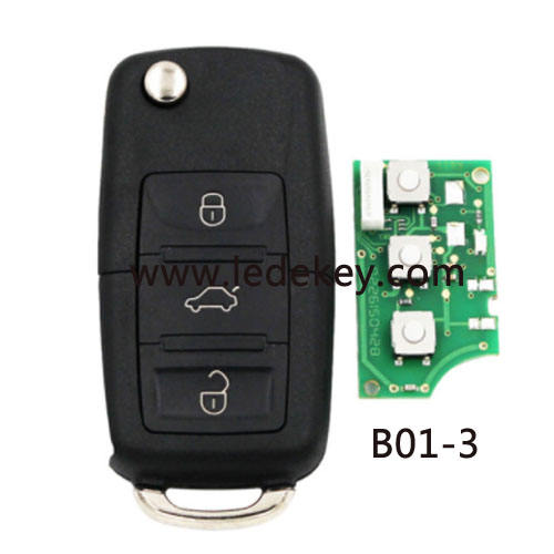 B01 3 button remote control car key for KEYDIY KD900 and KDX2