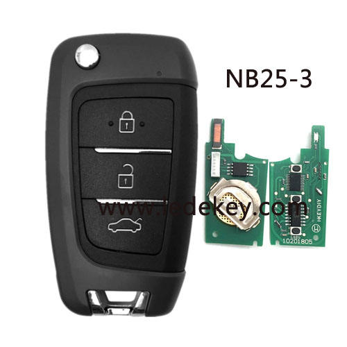 KD remote key NB25 Universal 3 button remote key