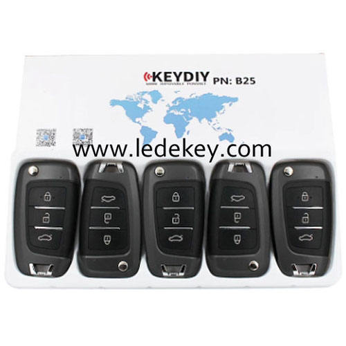 KD remote key B25 3 button remote key
