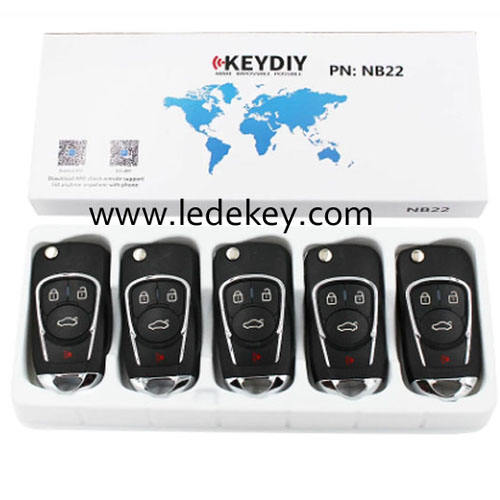 KD remote key NB22 universal 4 button remote key