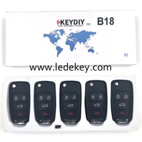 KD remote key Chevrloet  style B18 4 button remote key