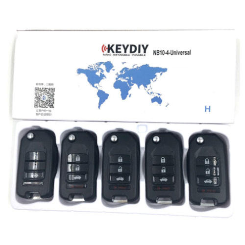 Universal NB10 4 button remote key for KEYDIY KD900 and KDX2