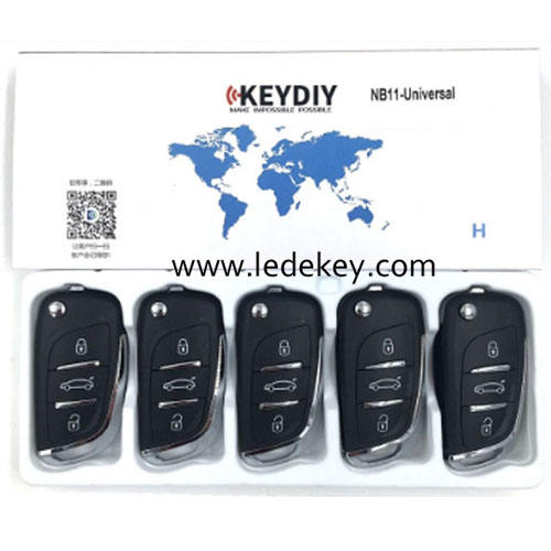 DS style 3 buttons Universal NB11 KD remote master