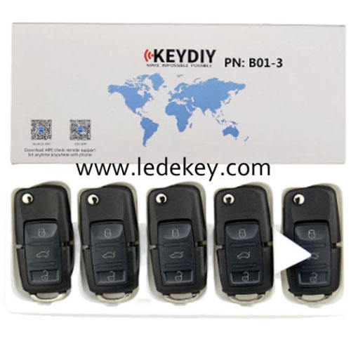 B01 3 button remote control car key for KEYDIY KD900 and KDX2