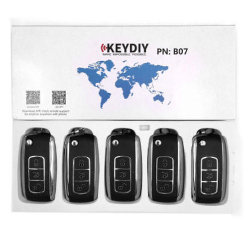 B07 3 button remote control car key for KEYDIY KD900 and KDX2