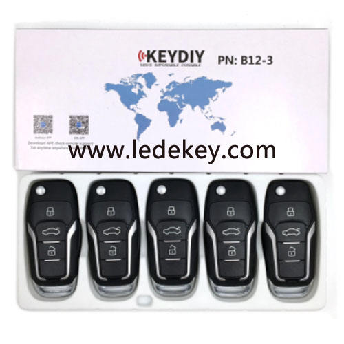 KD remote key B12 3 button master remote for KEYDIY KD900 and KDX2