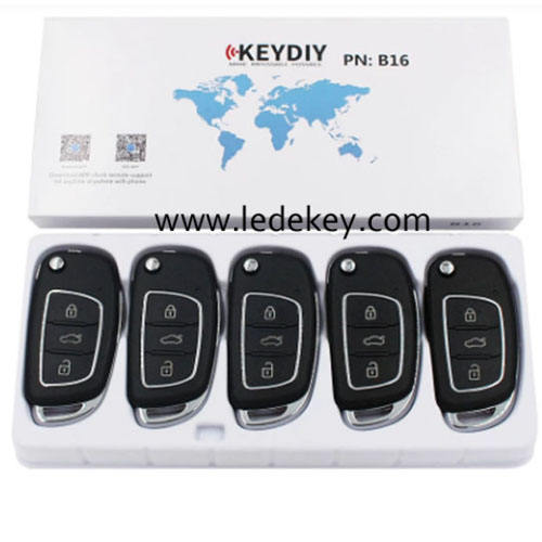 KD remote key Hyundai style B16 3 button remote key
