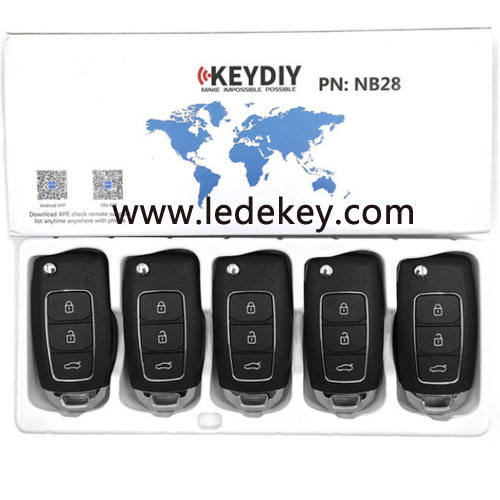 KD remote key NB28 3 button remote key