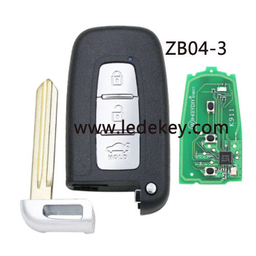 ZB04 3 button remote key