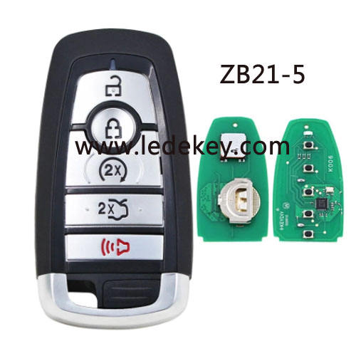 ZB21 5 button remote key