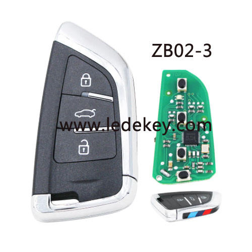 ZB02 3 button remote key