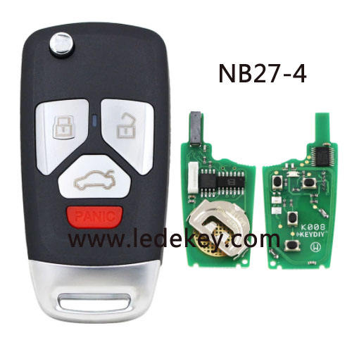 NB27 4 button remote key