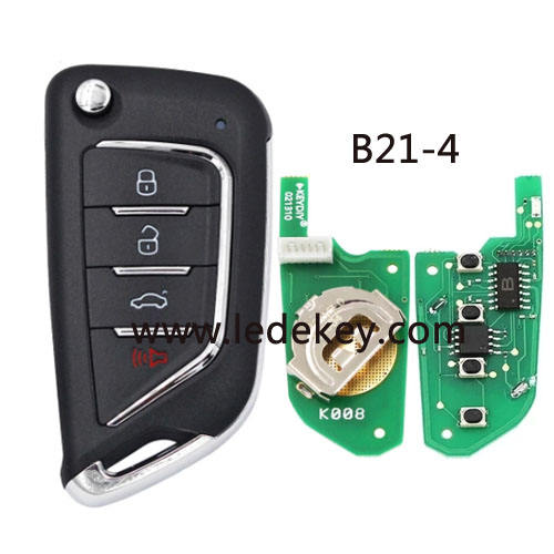 B21 4 button remote key