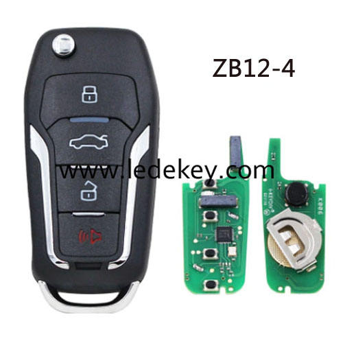 ZB12 4 button remote key