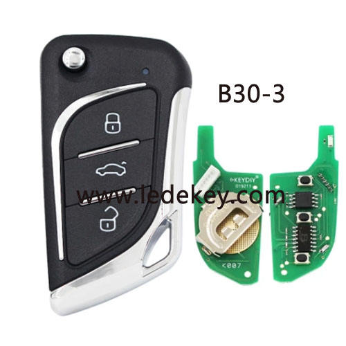 B30 3 button remote key