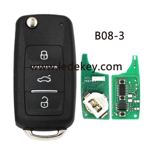 B08 Universal 3 button KD remote key