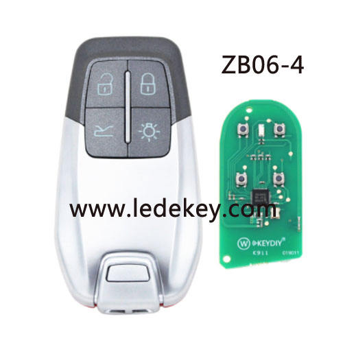 ZB06 4 button remote key