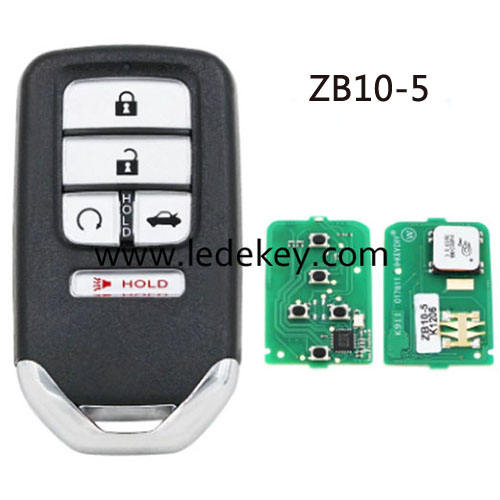 ZB10 5 button remote key