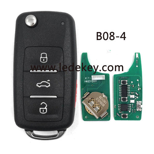B08 Universal 3+1 button KD remote key