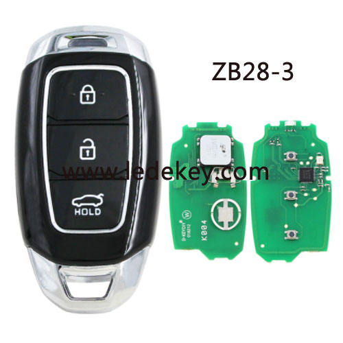 ZB28 3 button remote key