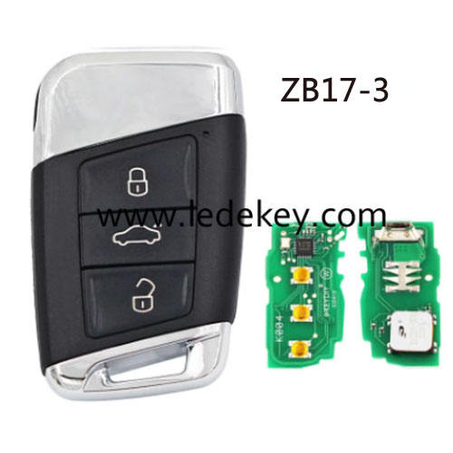 ZB17 3 button remote key