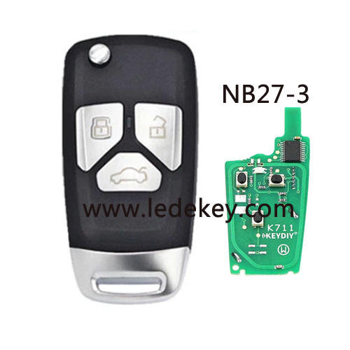 NB27 3 button remote key