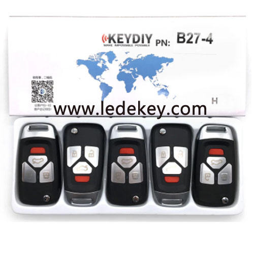 B27 4 button remote key